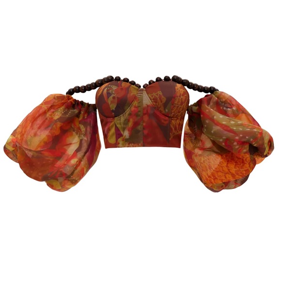 Andrea Iyamah - OMMA CROP TOP - KOLA PRINT - Picture 4 of 4